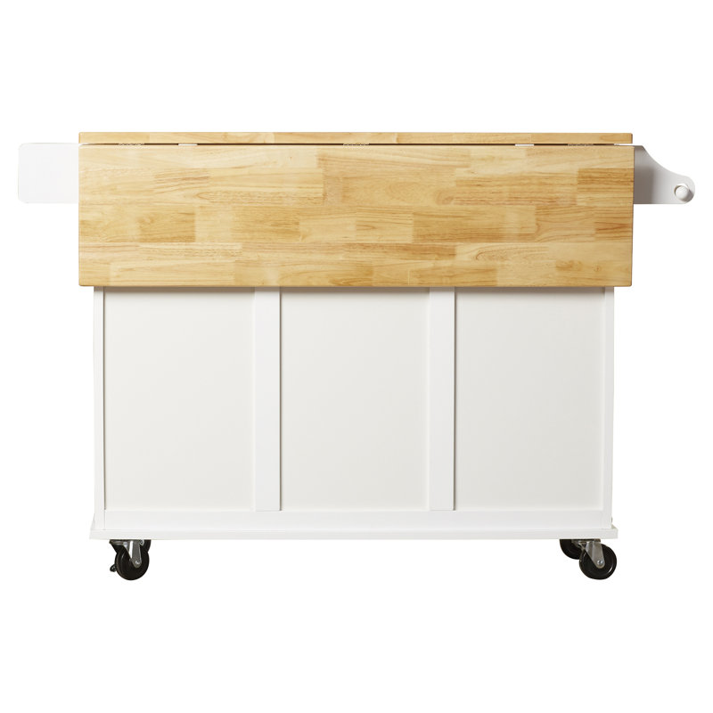Three Posts™ Hardiman Solid Wood Kitchen Cart & Reviews Wayfair